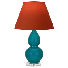 Robert Abbey A773T - Peacock Small Double Gourd Accent Lamp