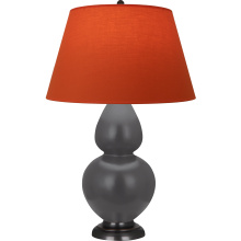 Robert Abbey MCR57T - Matte Ash Double Gourd Table Lamp