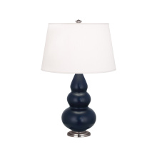 Robert Abbey MMB32 - Matte Midnight Blue Small Triple Gourd Accent Lamp