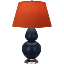 Robert Abbey MMB59T - Matte Midnight Blue Double Gourd Table Lamp