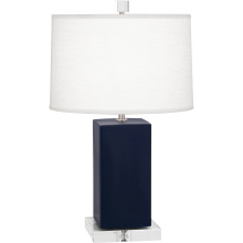 Robert Abbey MMB90 - Matte Midnight Blue Small Harvey Accent Lamp