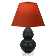 Robert Abbey MOS13T - Matte Obsidian Small Double Gourd Accent Lamp