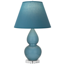 Robert Abbey OB13B - Steel Blue Small Double Gourd Accent Lamp