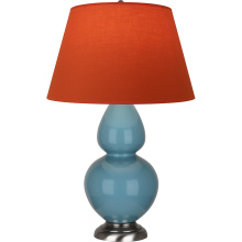 Robert Abbey OB22T - Steel Blue Double Gourd Table Lamp