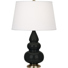 Robert Abbey OS30X - Obsidian Small Triple Gourd Accent Lamp