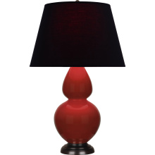 Robert Abbey OX21K - Oxblood Double Gourd Table Lamp