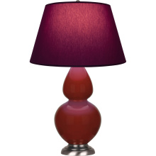 Robert Abbey OX22P - Oxblood Double Gourd Table Lamp