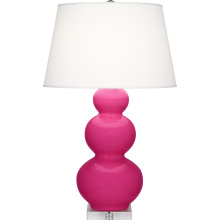 Robert Abbey RZ43X - Razzle Rose Triple Gourd Table Lamp