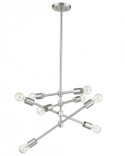 Acclaim Lighting IN21160SN - Calix 8-Light Satin Nickel Pendant