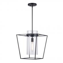 Trans Globe 11391 BK - 1LT PENDANT-15" WIDE CAGE-BK