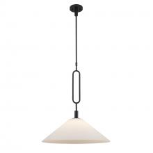 Trans Globe PND-2255 BK - 1LT 21.5" PENDANT GEOMETRIC-BK