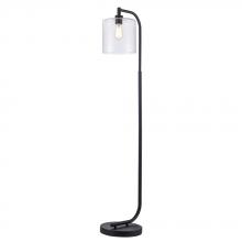 Trans Globe RTL-9093 - 1LT FLOOR LAMP-MODERN CLEAR GL