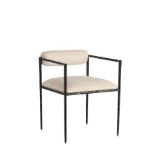 Arteriors Home FRI31 - Barbana Chair Oxford White Performance Fabric