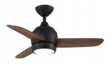Wind River WR2008MB - The Mini 36" Indoor/Outdoor CCT LED Ceiling Fan