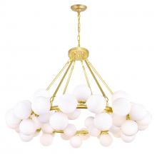 CWI Lighting 1020P39-45-602 - Arya 45 Light Satin Gold Chandelier