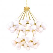 CWI Lighting 1020P39-70-602 - Arya 70 Light Satin Gold Chandelier