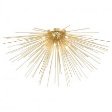 CWI Lighting 1034C40-8-620 - Savannah 8 Light 40in Gold Leaf Flush Mount