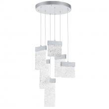 CWI Lighting 1090P16-6-269 - Carolina Integrated LED 16in Pewter Chandelier