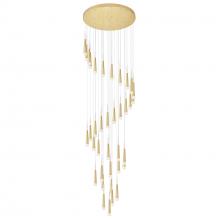 CWI Lighting 1103P40-36-602 - Andes Integrated LED Satin Gold Multi Light Pendant