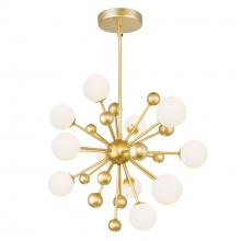 CWI Lighting 1125P24-11-268 - Element 11 Light 24in Sun Gold Chandelier