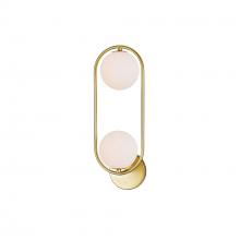 CWI Lighting 1212W6-2-169 - Celeste 2 Light Medallion Gold Wall Sconce