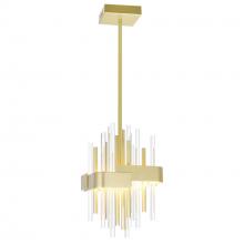 CWI Lighting 1245P8-602 - Millipede Integrated LED Satin Gold Mini Pendant