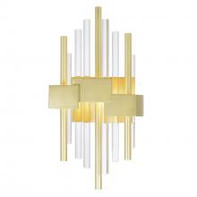 CWI Lighting 1245W7-1-602 - Millipede Integrated LED Satin Gold Wall Sconce