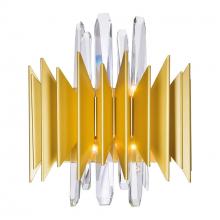 CWI Lighting 1247W13-5-602 - Cityscape 5 Light 13in Satin Gold Wall Sconce