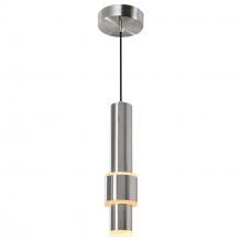 CWI Lighting 1390P5-1-606 - Lena Integrated LED 5in Satin Nickel Mini Pendant