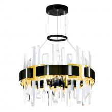 CWI Lighting 1592P18-612 - Aya Integrated LED 18in Pearl Black Chandelier