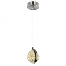 CWI Lighting 1673P4-1-613 - Salvador Integrated LED 4in Polished Nickel Pendant