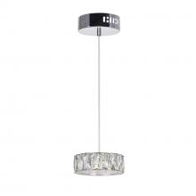 CWI Lighting 5626P6-1-601 - Milan Integrated LED Chrome Mini Pendant