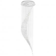 CWI Lighting 6629C26C - Ribbon 10 Light 26in Chrome Chandelier