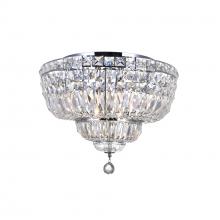 CWI Lighting 8003C20C - Stefania 8 Light Chrome Flush Mount