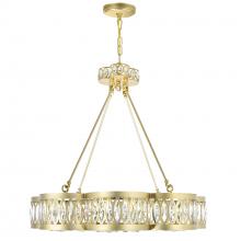 CWI Lighting 9906P31-8-208 - Nova 8 Light 31in Champagne Chandelier