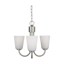 Generation Lighting GLC1123BS - Miles Three Light Chandelier