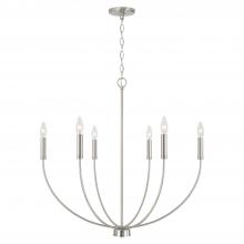 Capital 452161BN - 6 Light Chandelier