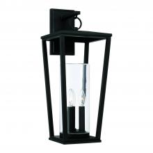 Capital 948131BK - 3 Light Outdoor Wall Lantern