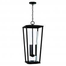 Capital 948132BK - 3 Light Outdoor Hanging Lantern