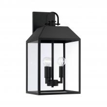 Capital 953432BK - 3 Light Outdoor Wall Lantern