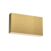 Kuzco Lighting Inc AT67010-BG-UNV - Mica 10-in Brushed Gold LED Wall Sconce