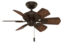 Casablanca Fan Company 59525 - Casablanca 31 inch Wailea Brushed Cocoa Damp Rated Ceiling Fan and Pull Chain