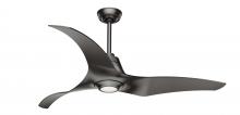 Hunter 52438 - Hunter 60 in Arwen ENERGY STAR® Granite Damp Rated Ceiling Fan with LED Lt Kit and Handheld Remote