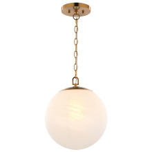 Vaxcel International P0443 - Monticello 12-in. W 1 Light Pendant Muted Brass
