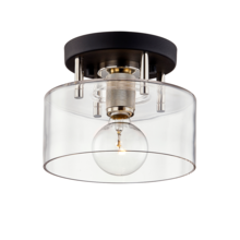 Troy C7550-TBK/PN - Bergamot Station Flush Mount