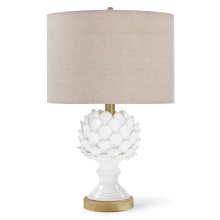 Regina Andrew 13-1194 - Regina Andrew Leafy Artichoke Ceramic Table Lamp (Off White)