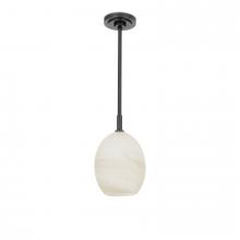 Regina Andrew 16-1523ORB-ALB - Regina Andrew Artemis Pendant Single (Oil Rubbed Bronze with Alabaster Glass)