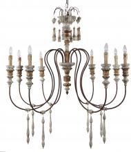 Terracotta Lighting CHAN8036-8 - Carlotta 8-Light Chandelier