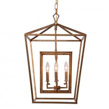 Terracotta Lighting H6125S-4AG - Mattea Small Chandelier With Antique Gold