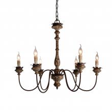 Terracotta Lighting H5102-6 - Genevra 6-Light Chandelier